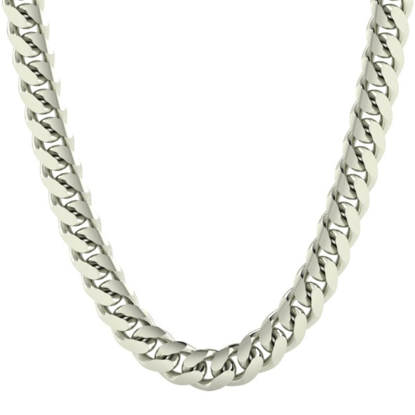 Retiazka 14K biele zlato cuban link NH0006110WG_42